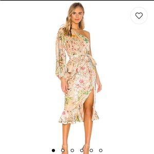 HEMANT AND NANDITA Veena Dress in Nude